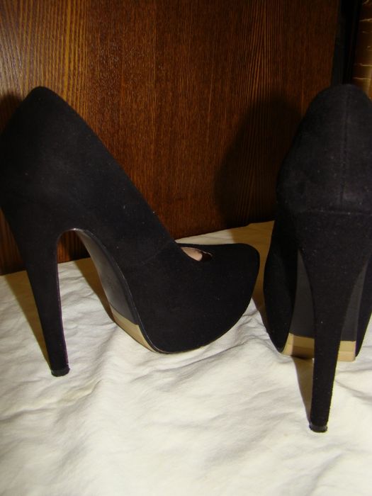 Туфли женские замшевые