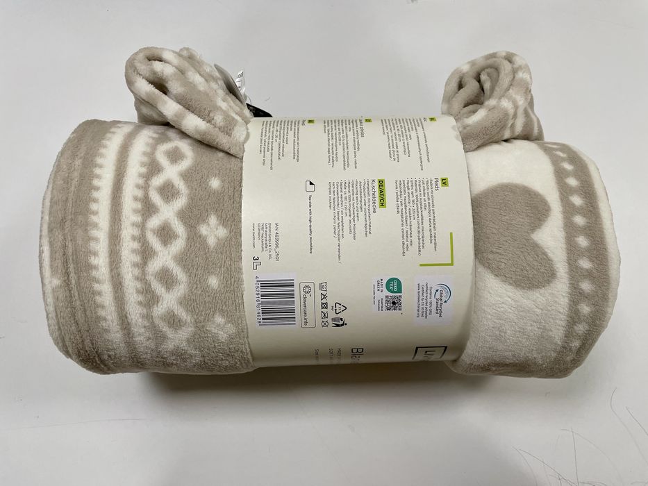 Плед флисовый 180х220см LIVARNO