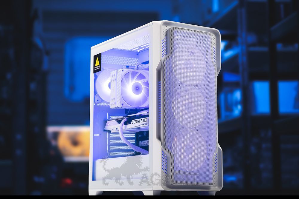 Біла Бебра! RTX 5070 12GB+Ryzen 5 9600+DDR5 32GB+M.2 SSD 1TB –  Ігровий комп'ютер ПК для ігор геймерський игровой компьютер