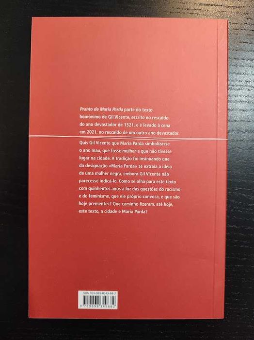 (Env. Incluído) Pranto de Maria Parda de Miguel Fragata