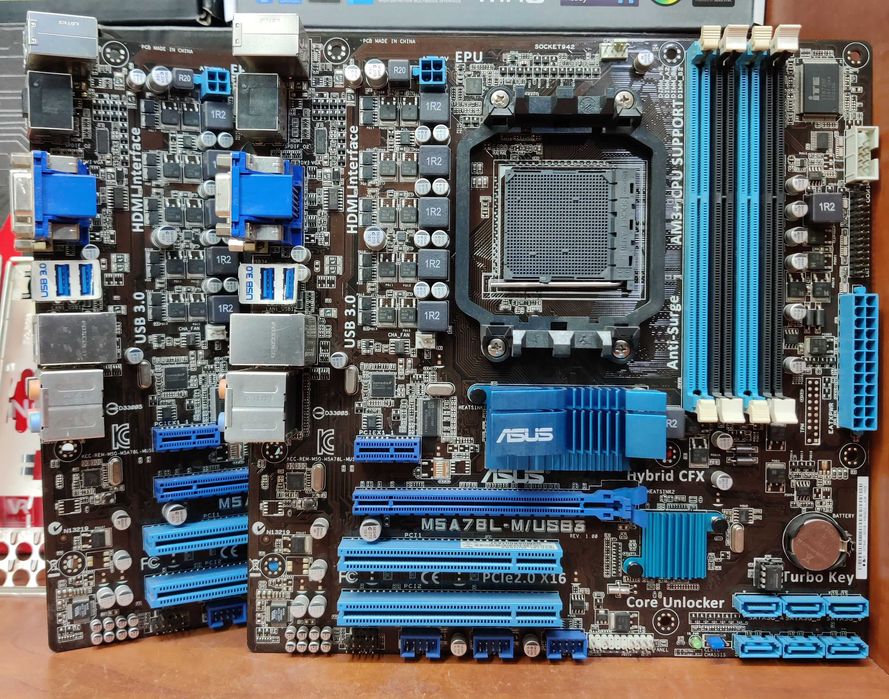 Asus M5A78L-M/USB3 (sAM3+, AMD FX, Phenom, 4x DDR3)