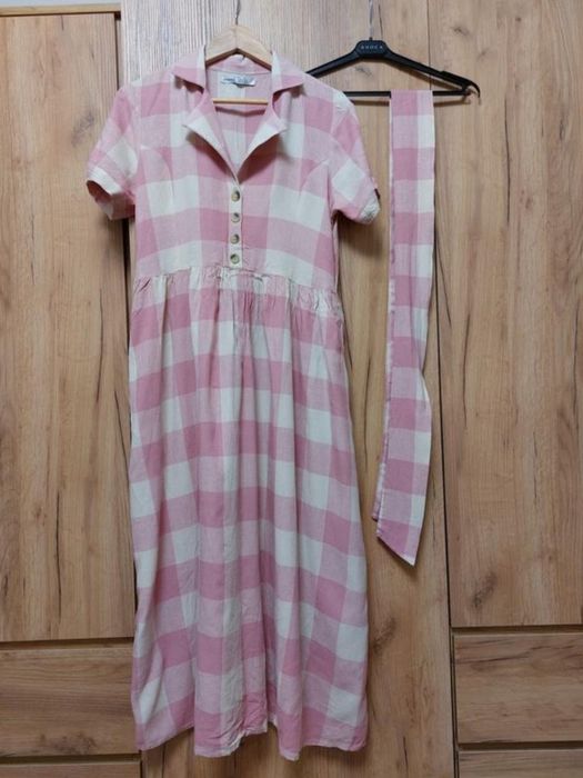 Брендова сукня льон