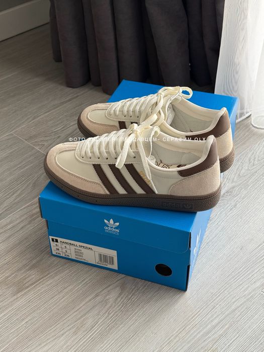 Оригинал Adidas Handball Spezial Brown Cream White Gum