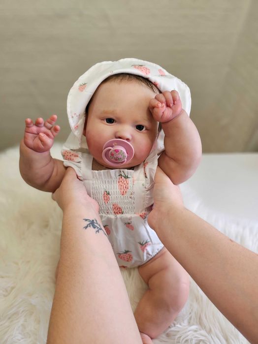 Bebé Reborn original 3 meses, boneca Reborn realista com certificado
