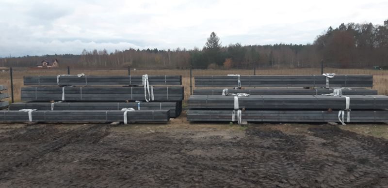 80/80/4 Profile stalowe rura kwadrat stal profil stalowy zamknięte