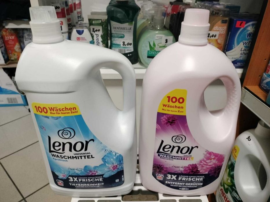 Niemiecki płyn do prania Lenor 100 prań