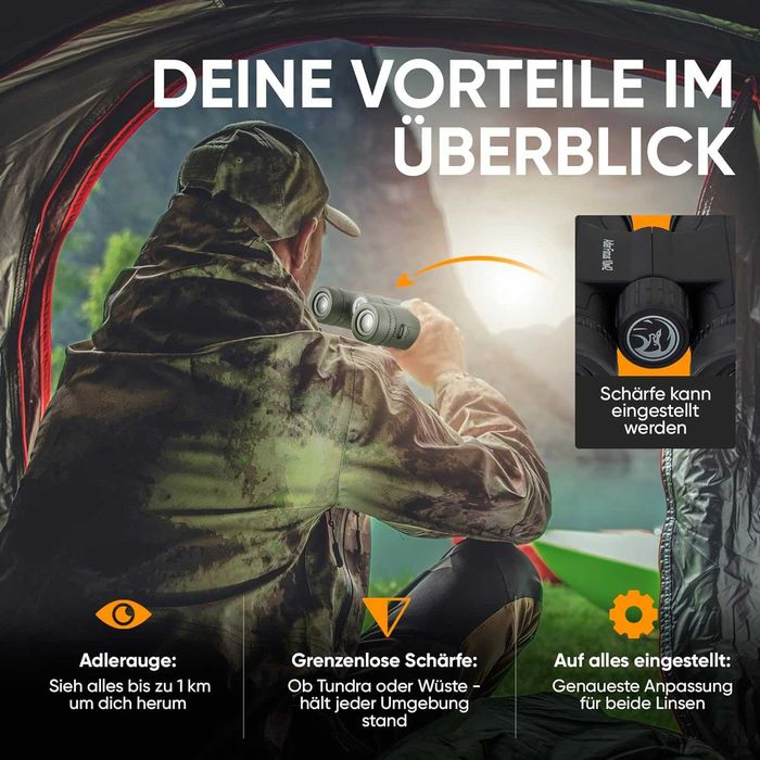 Бинокль Adler Focus 10х42