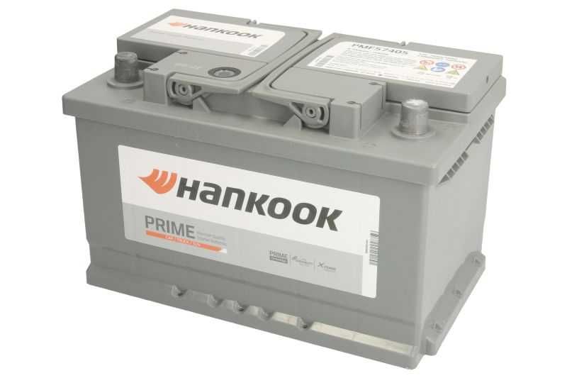 Nowy akumulator Hankook Prime 74Ah 750A - 70Ah 72Ah 74Ah 75Ah 77Ah 78Ah
