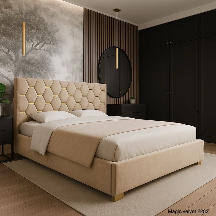 Łóżko ASTI 120, 140, 160, 180 metal PRODUCENT