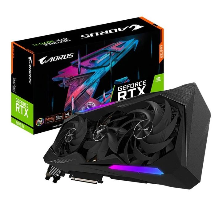 Gigabyte Rtx3070 ti aorus master 8gb