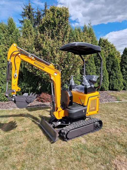 Mini Koparka Berger Kraus BK1300JSR silnik KUBOTA sterowanie JOYSTICK