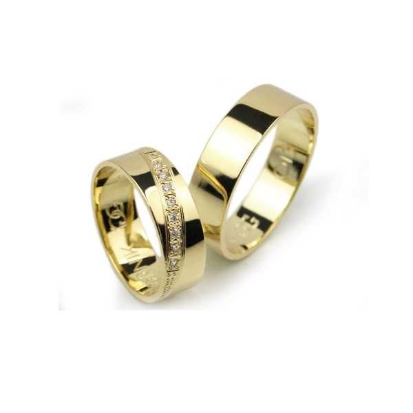 Obrączki ślubne 6mm żółte złoto Goldrun Bytom
