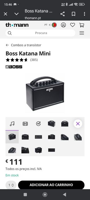 Amplificador boss katana