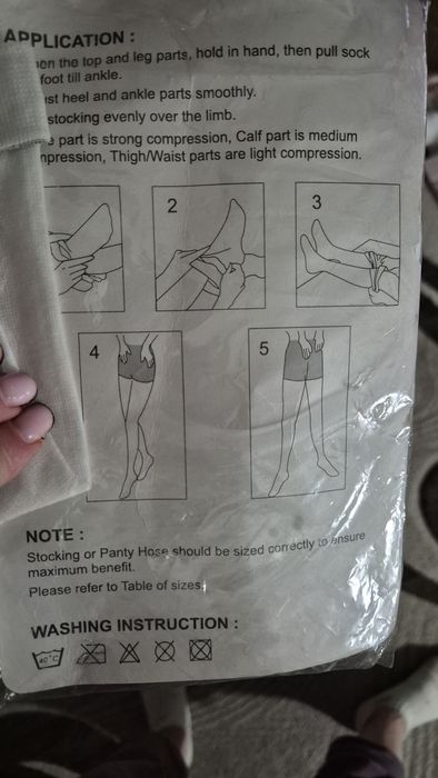 Операційні панчохи. Панчохи стягуючі 2