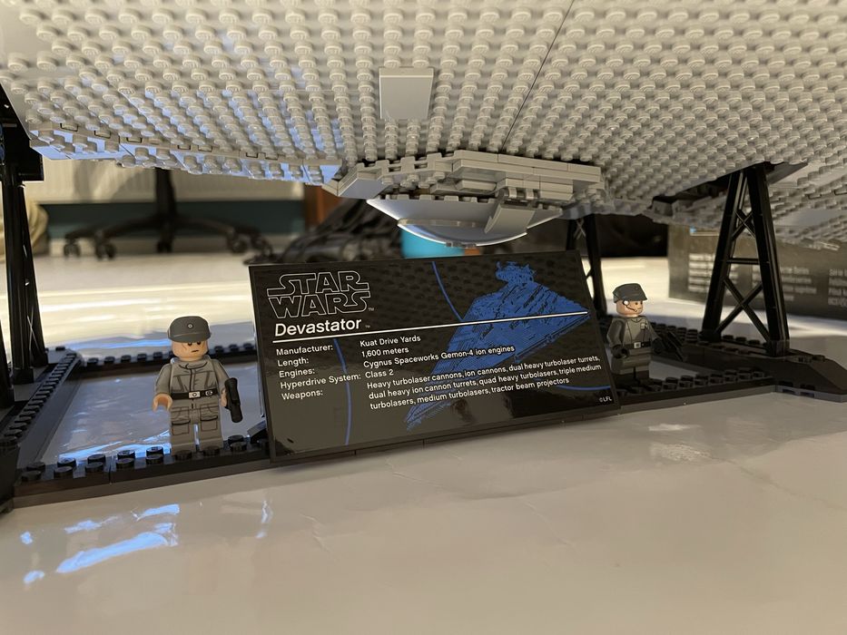 Lego Star Wars gwiezdny niszczyciel złożony*