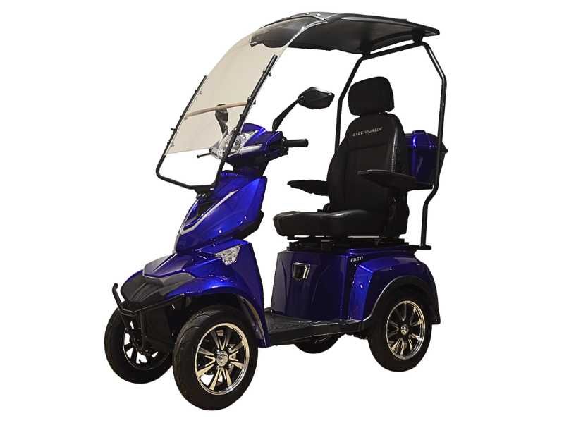 ELECTRORIDE FASTI 4 Max: Elektryczny Skuter 4kołowy z dachem nad głową