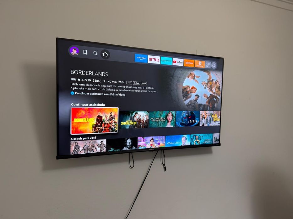 Tv 43 polegadas semi nova