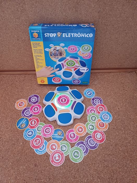 Stop jogo eletrónico. Concentra