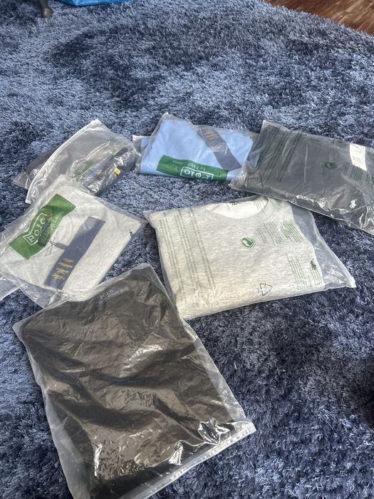 3x koszulki, 3xcrewnecki ralph lauren