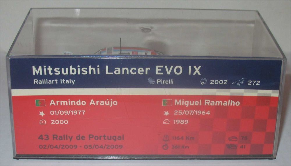 Mitsubishi Lancer Evo IX - 9º Rally de Portugal 2009 - Armindo Araújo