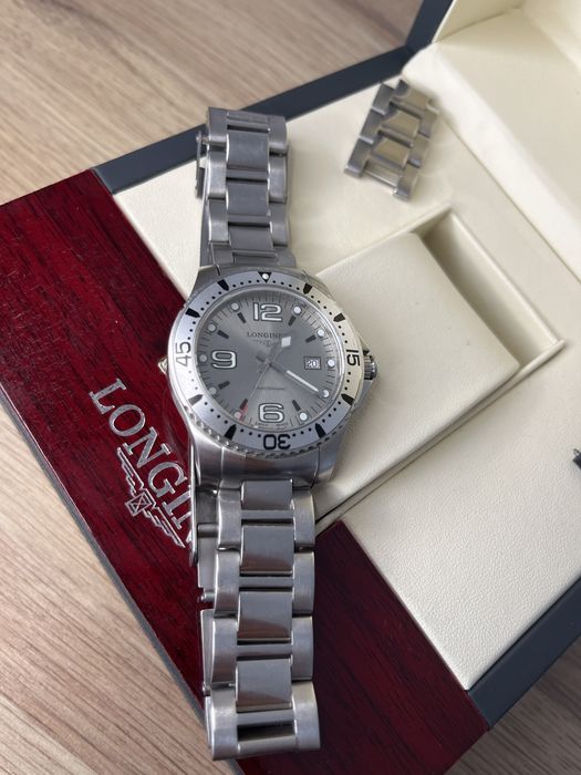 Zegarek longines hydroconquest silver !!!
