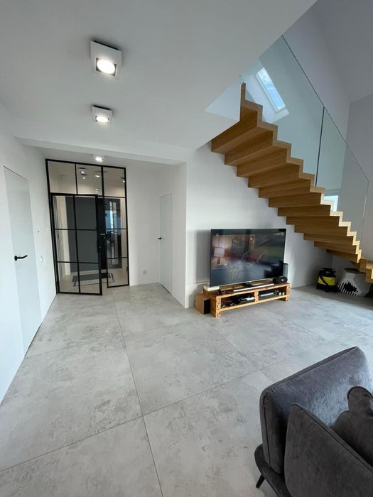 Drzwi loftowe / ścianka loftowa / drzwi metalowo szklane