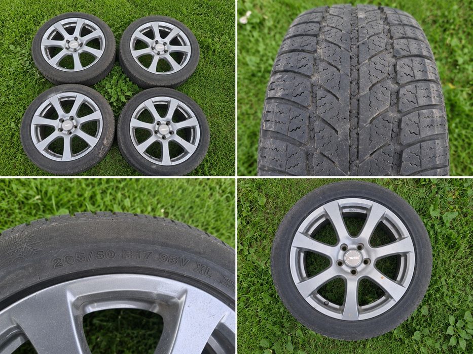 Комплект дисків R17 5x108 + зимова гума 205/50 R17