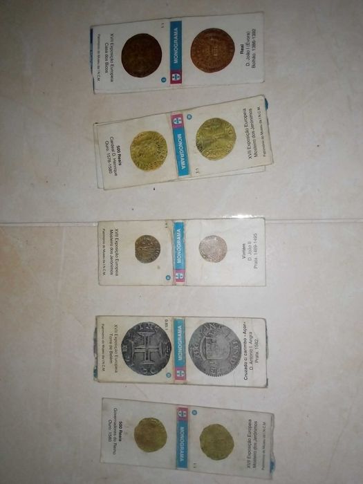 carteiras de fosforos com monograma de moedas