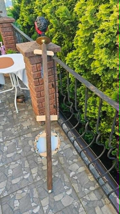 Instrument,diabelskie skrzypce,diabeł,wys.171 cm.