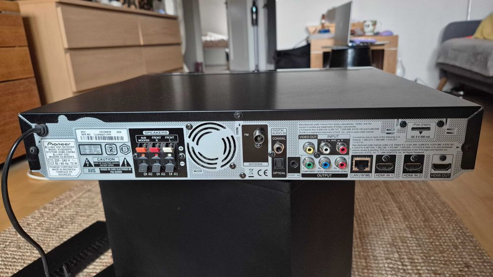 Kino domowe Pioneer XV-BD500FS 2.1 Blu-ray | sprawne | bez pilota
