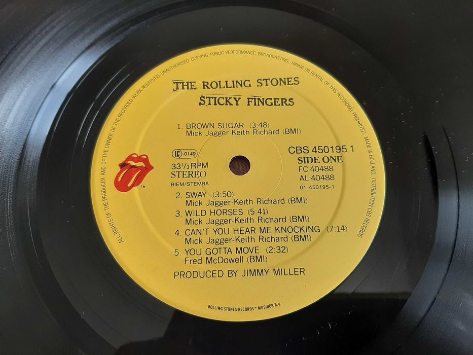 Rolling Stones - Sticky Fingers - Europa - Vinil LP