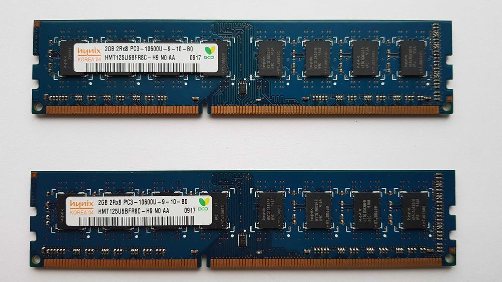 4 Гб память Hynix PC3-10600 2×2Gb 9-10-B0 DDR3