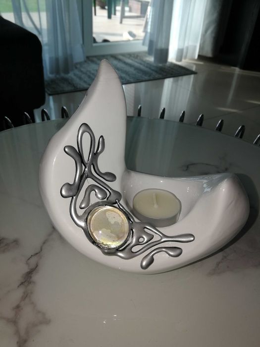 Świecznik że szkła