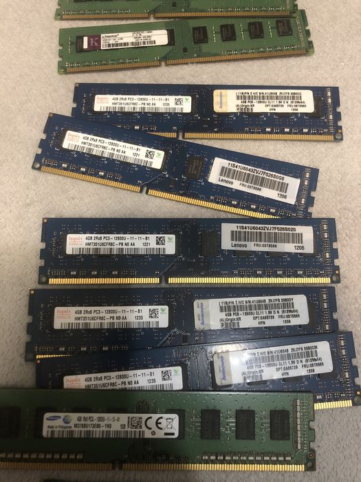Оперативна пам’ять Hynix 4GB 8GBDDR3 PC3-12800U,10600R