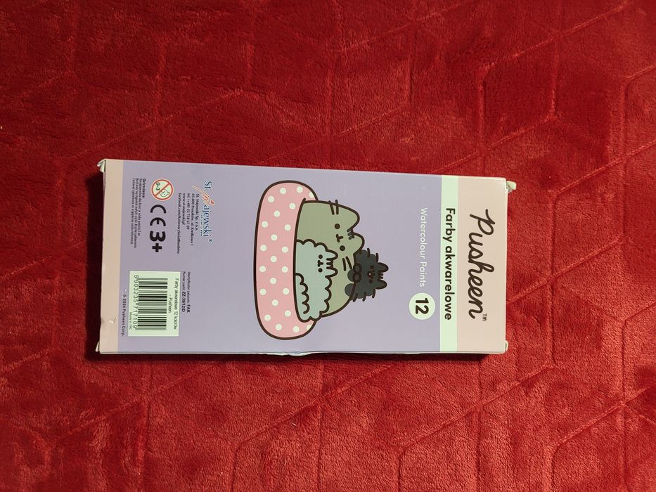 Farby akwarelowe 12 szt. Pusheen