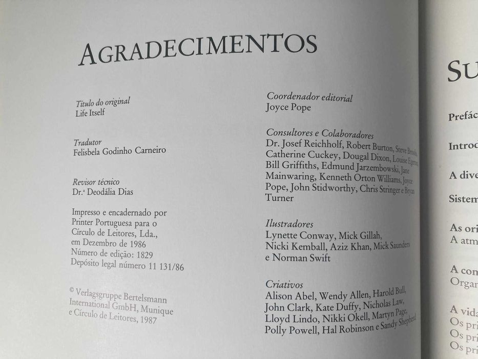 A Vida: um mistério ao alcance da ciência