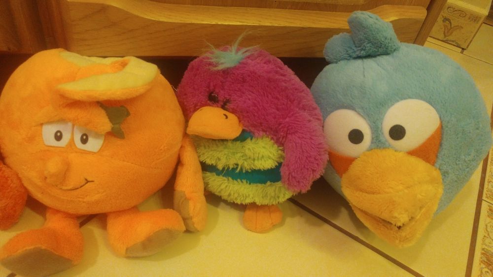 Zestaw pluszaków Słodziaki oraz angry birds