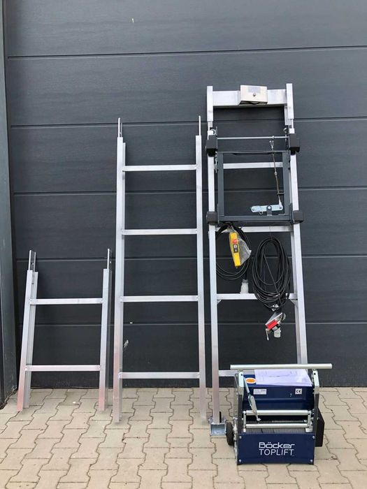 Segment szynowy 2m windy drabiny dekarskiej BOCKER STEINWEG element aluminiowy TOP LIFT