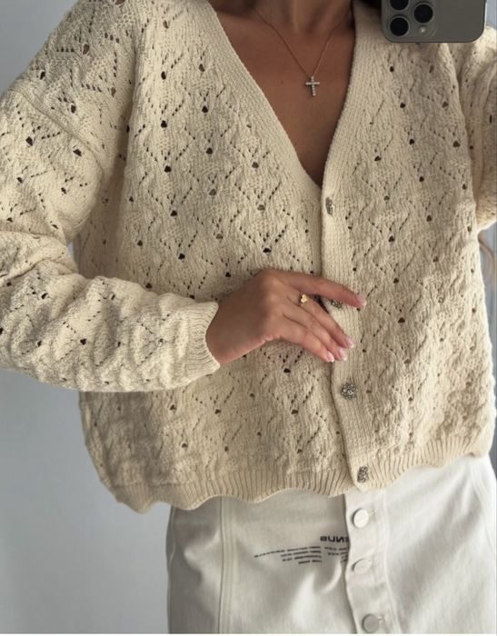 Кардиган з ажурним візерунком River Island