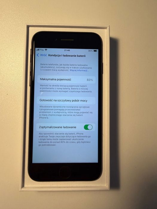iPhone SE 2 gen 64GB Black IDEALNY