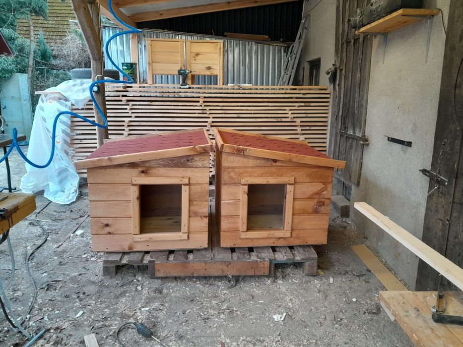 Budy dla psów, ocieplane