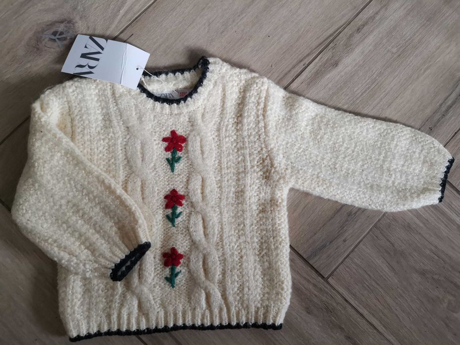 Nowy sweterek r. 80 Zara