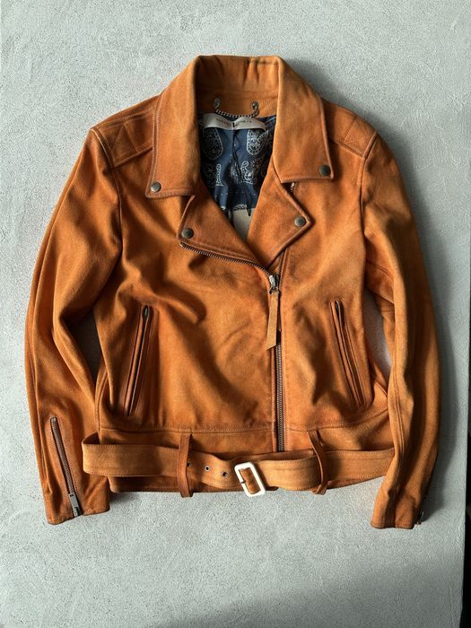 Golden Goose замшевая косуха biker jacket оригинал