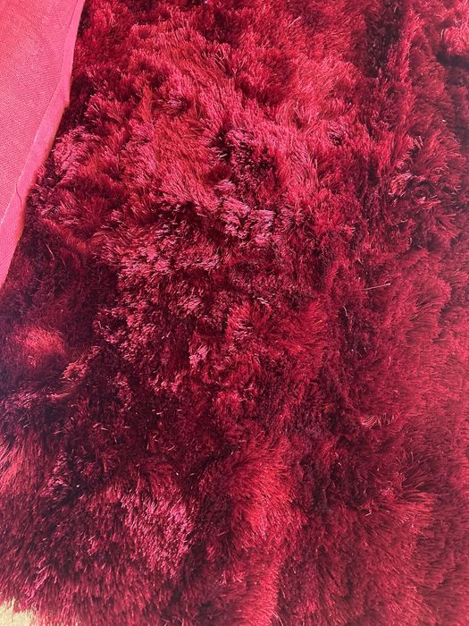 Carpete como nova medida 1.40x2,00 cor bordeaux