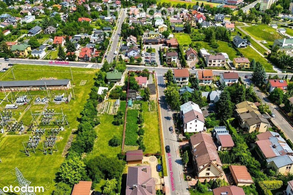 1980 m² pod budowę u zbiegu dwóch ulic | Sitnicka