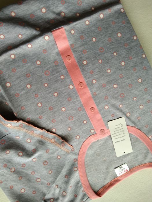 XL 42 Koszula ciążowa nocna piżama damska rozpinana odpinana na guziki