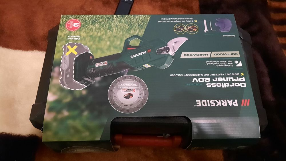 Nozyce akumulatorowe sekator Parkside 3lata gwarancji