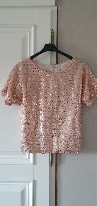 Блуза Zara з паєтками