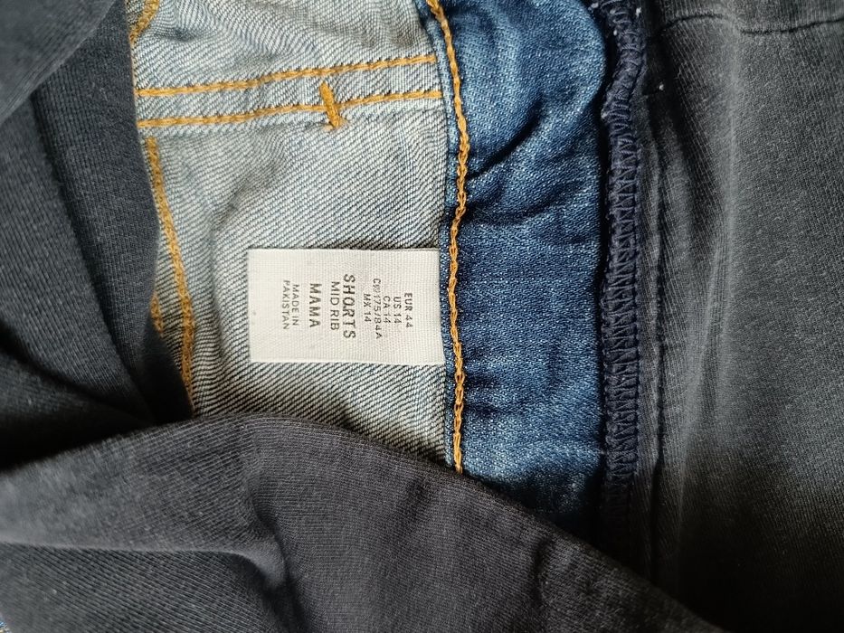 H&M Mama krótkie spodenki ciążowe r. 44