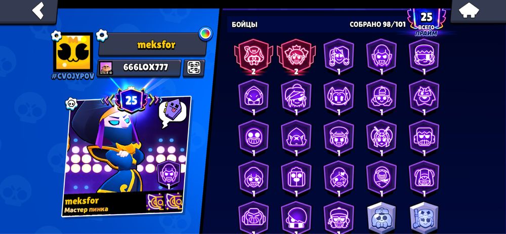 Акаунт у грі brawl stars